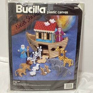 Bucilla Plastic Canvas Kit Noah’s Ark # 6085 1992